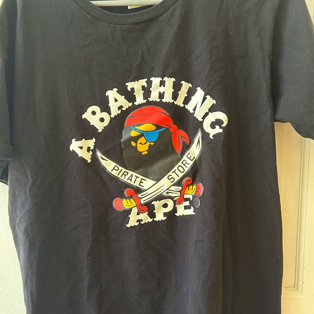 A Bathing Ape Black Graphic T-Shirt